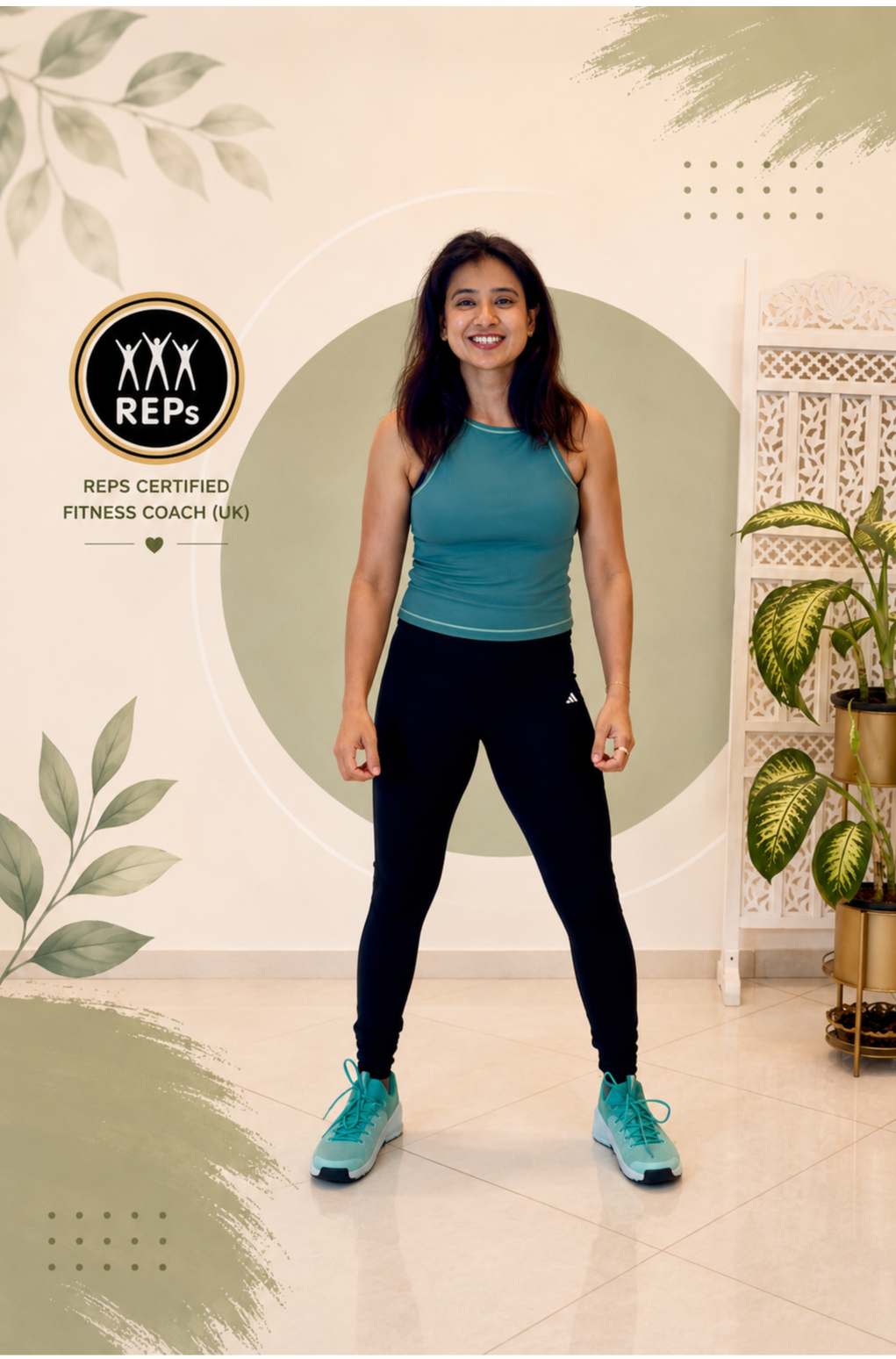 Vibha Mahajan, REPS Certified Fitness Coach, UK