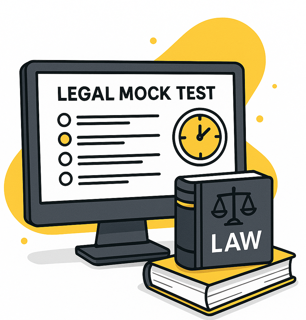 Draflink AIBE preparation mock test interface