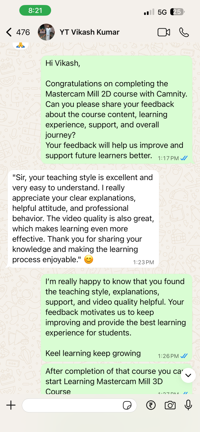 WhatsApp Feedback