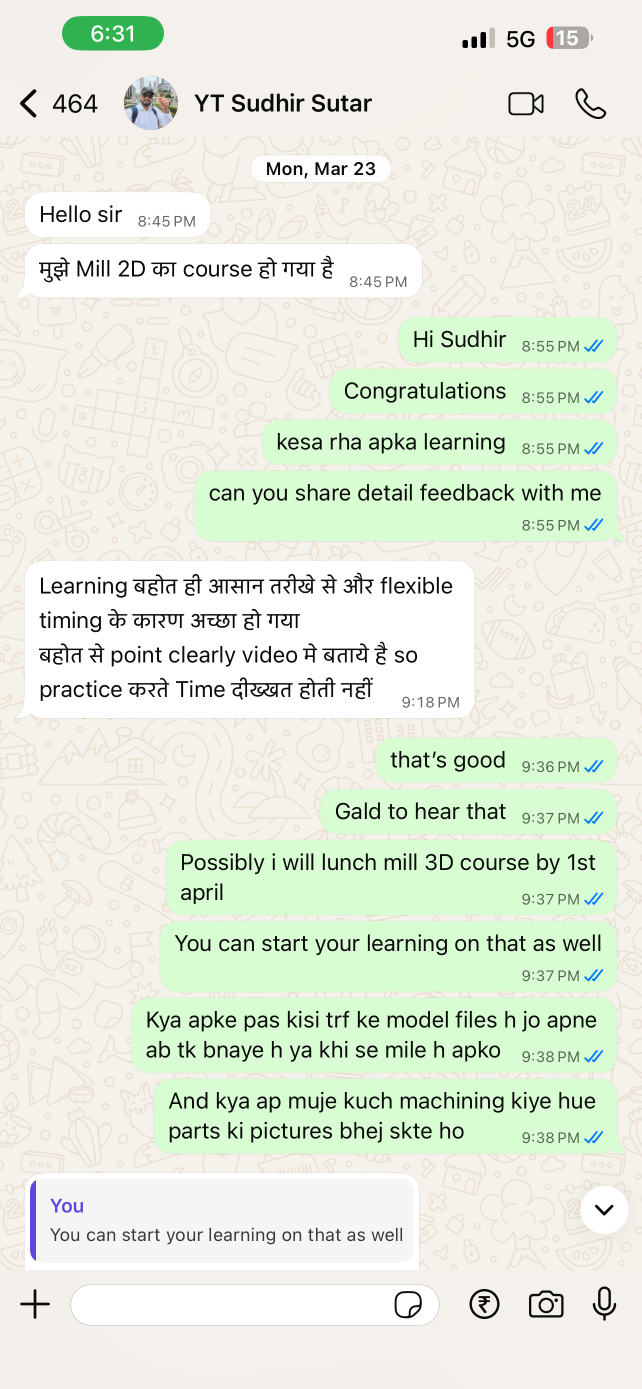 WhatsApp Feedback