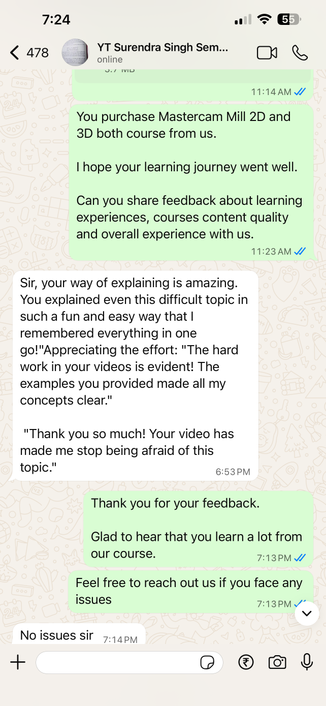 WhatsApp Feedback