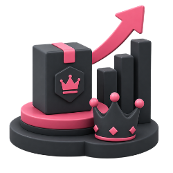 Organic growth and account stability icon