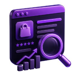 Listing SEO and catalog quality icon