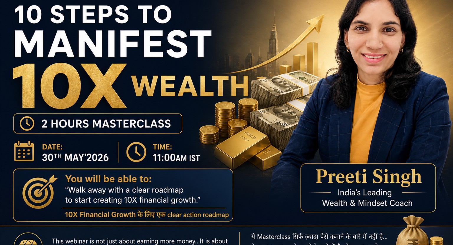 10 Steps to Manifest 10X Wealth