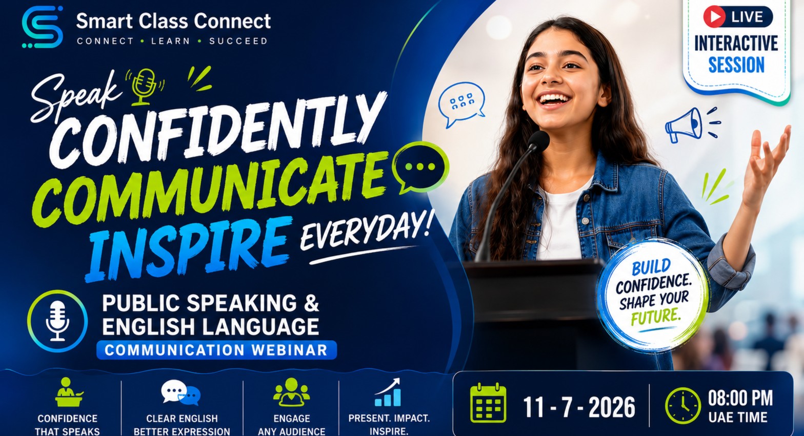Public Speaking and  English language Communication