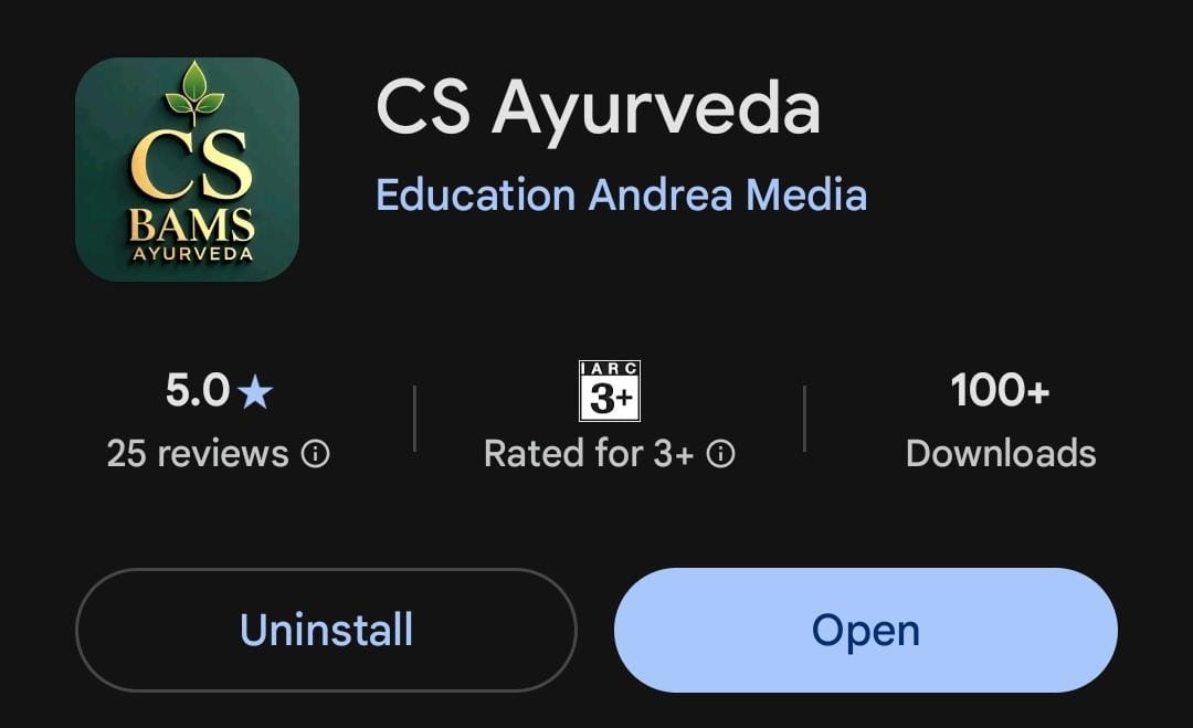 CS Ayurveda App