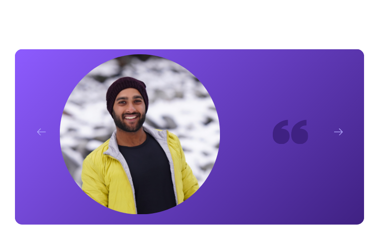 Learner testimonial
