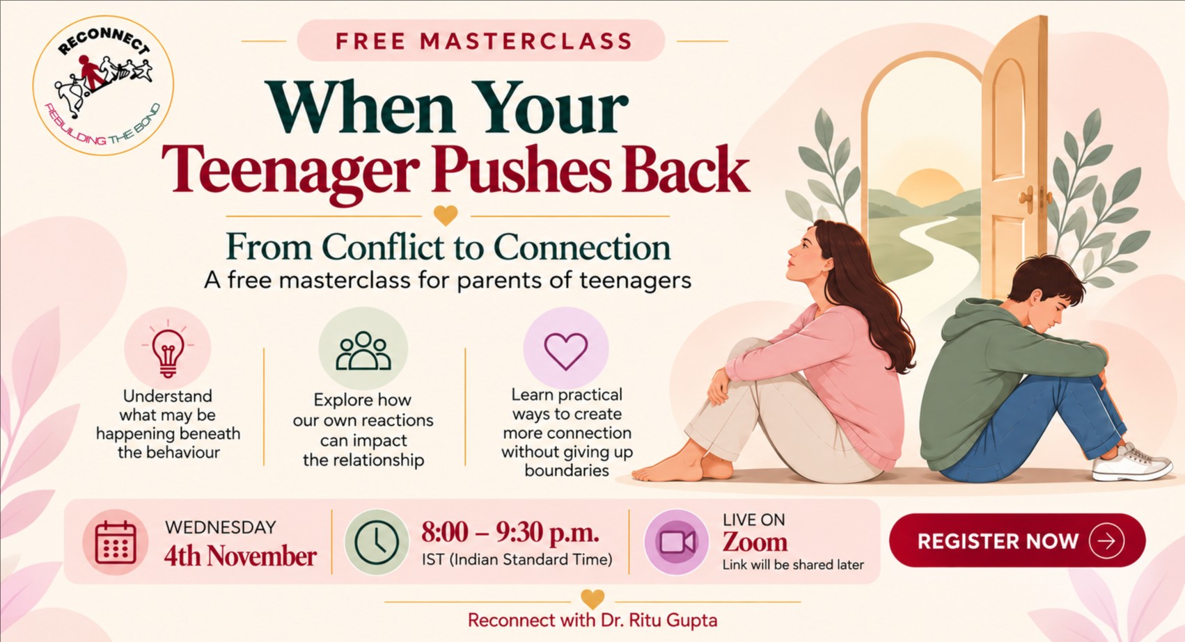 When Your Teenager Pushes Back: From Conflict to Connection