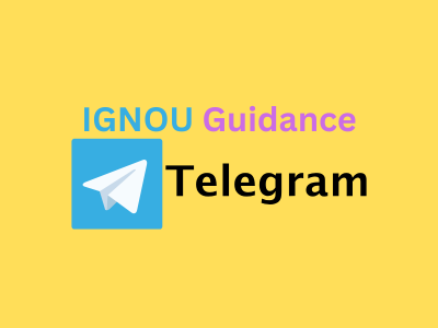 IGNOU Guidance Telegram