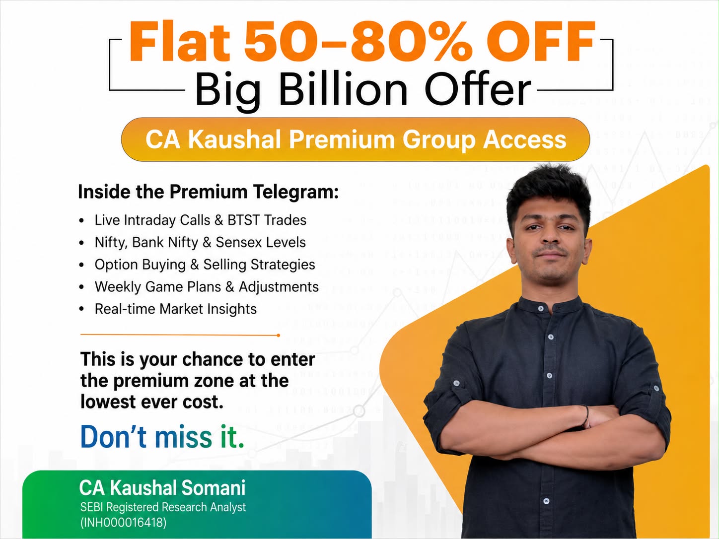 The Closed F&O Circle — Premium Access by CA Kaushal Somani